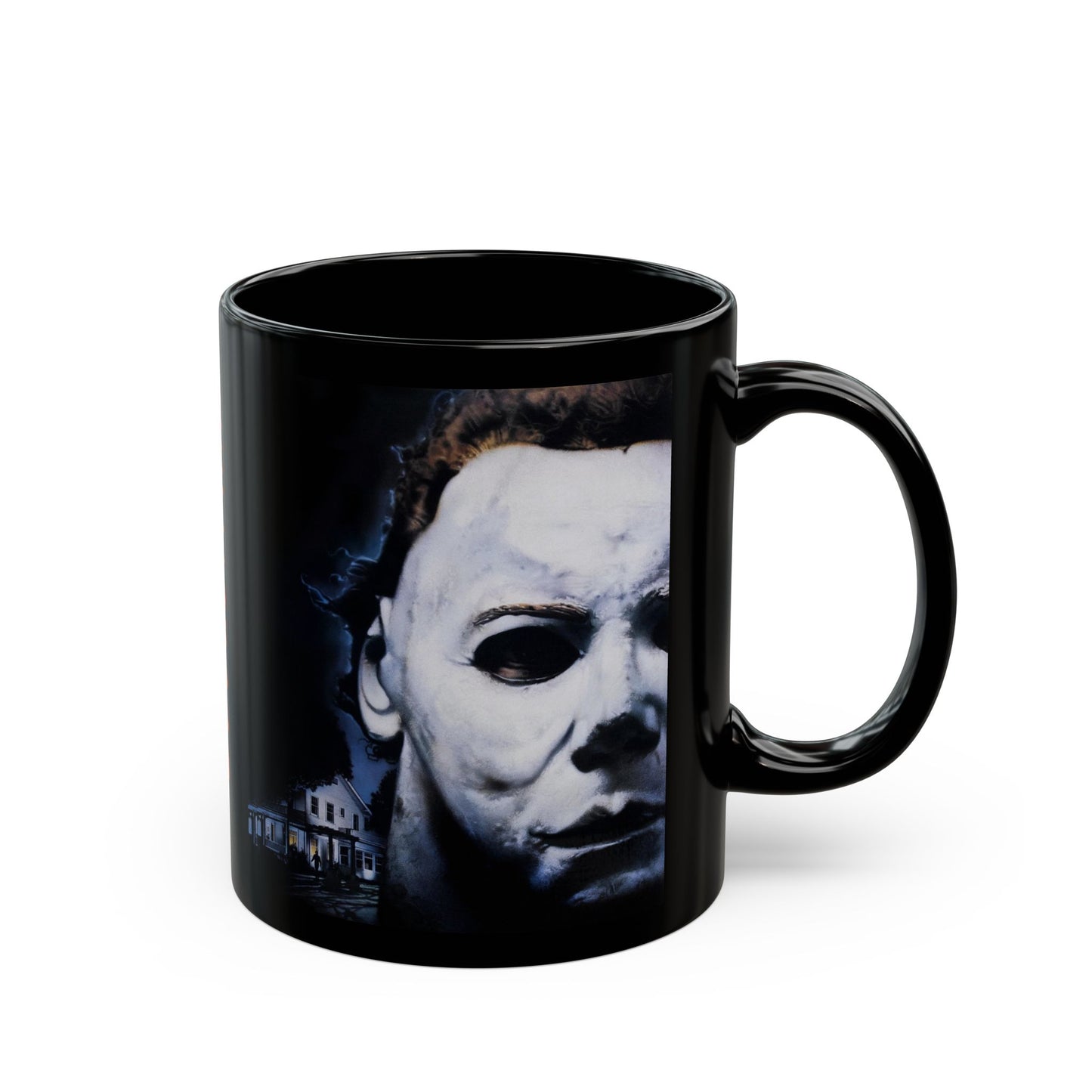 Halloween Boogeyman Black Mug