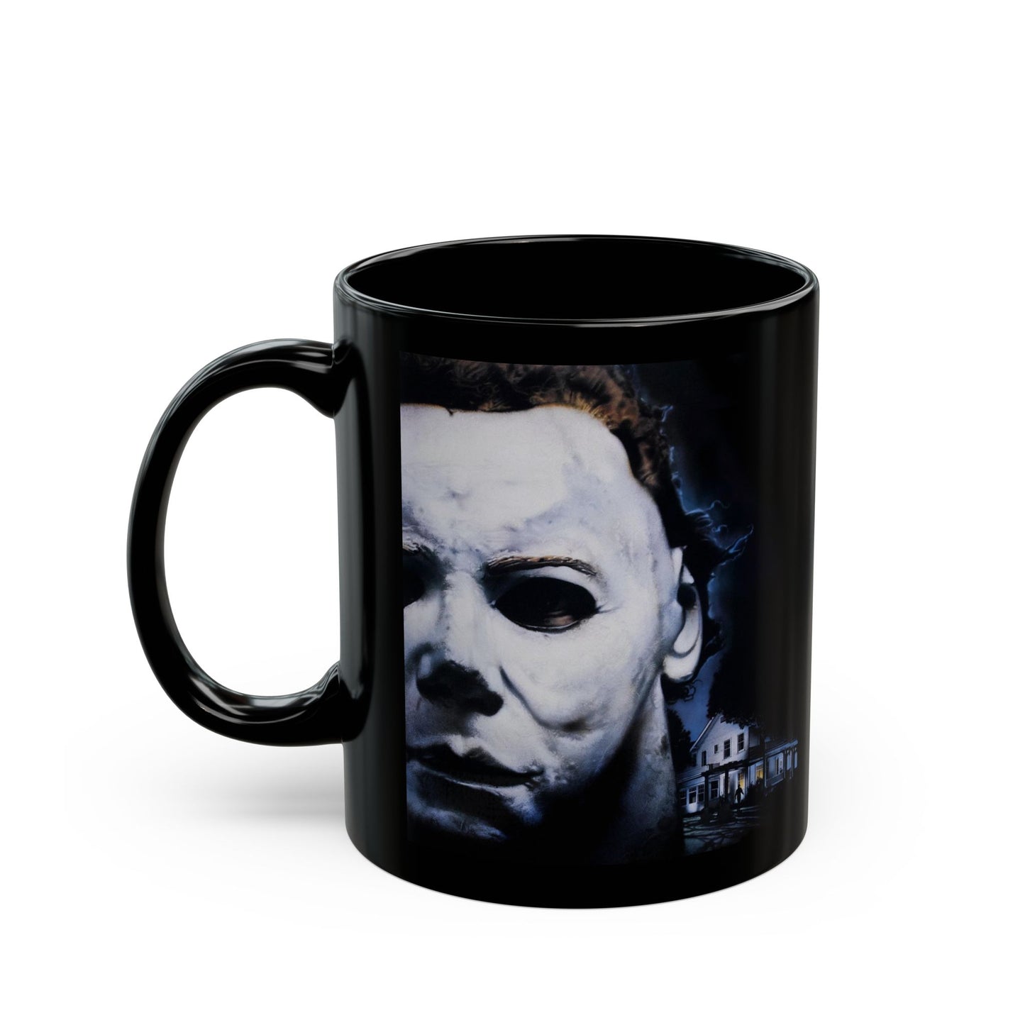 Halloween Boogeyman Black Mug